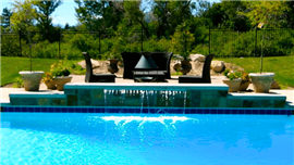 Water Features by Deep Blue Pools and Spas