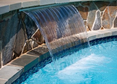 Pool Water Features by Deep Blue Pools and Spas