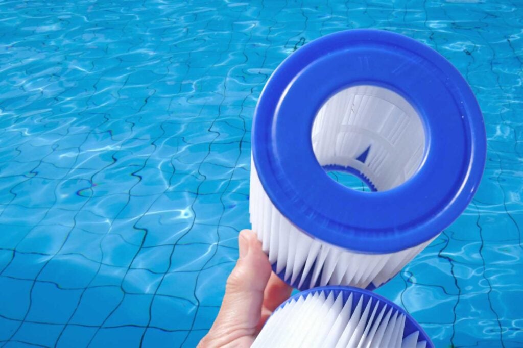 Maintaining pool filters for clean and clear swimming water